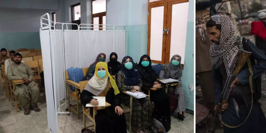 Die Taliban haben die Rechte von Frauen eingeschränkt. Vielerorts dürfen sie nicht mehr zur Schule gehen.