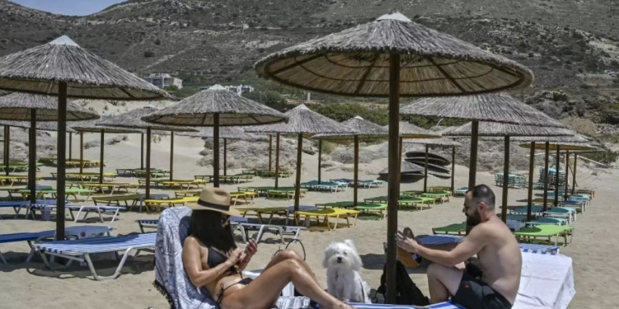 Touristen in Griechenland