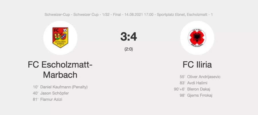 Drama pur! Der 1/32-Final im Schweizer Cup zwischen Escholzmatt-Marbach und Iliria.