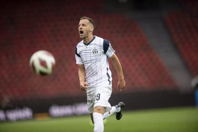 Nikola Boranijasevic (FCZ) feiert sein Tor gegen seinen Ex-Club FC Lausanne. FCZ FC Lausanne Boranijasevic