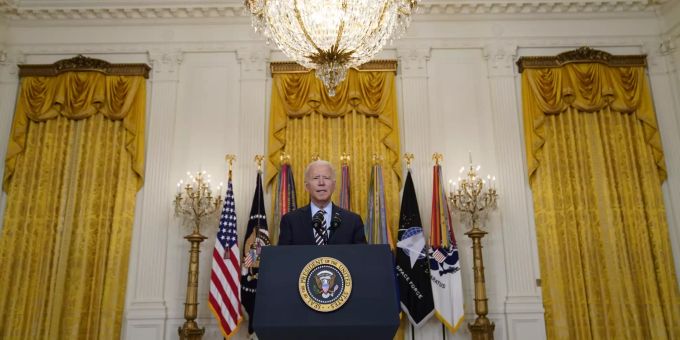 US-Präsident Joe Biden spricht über den Truppenabzug in Afghanistan. Biden