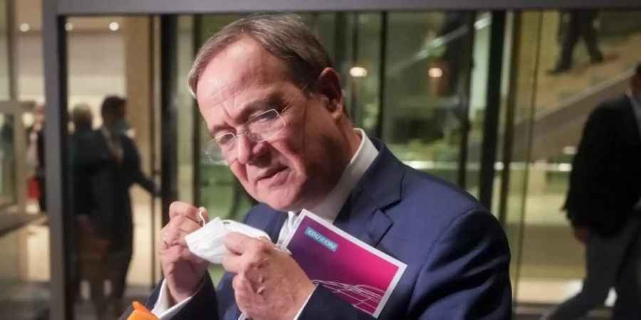CDU-Chef Armin Laschet steht nach der historischen Wahlschlappe der Union unter Druck. Foto: Kay Nietfeld/dpa