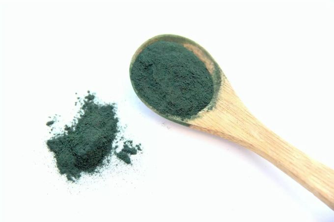 Spirulinapulver. Spirulina