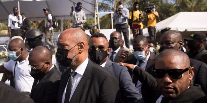 Jovenel Moise wurde heute beigesetzt. haiti