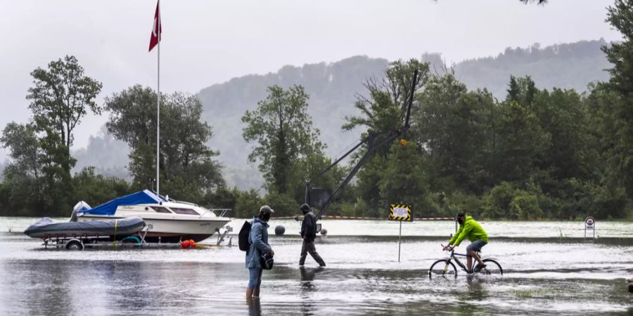 hochwasser bielersee