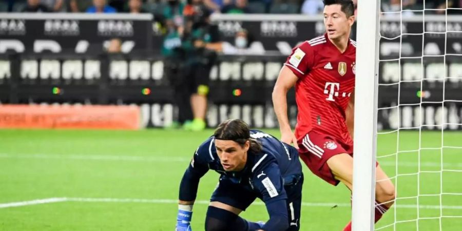 Mönchengladbachs Torhüter Yann Sommer war der überragende Spieler. Foto: Federico Gambarini/dpa