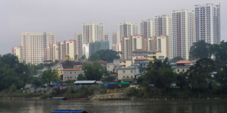 Die chinesische Stadt Ruili an der Grenze zu Myanmar