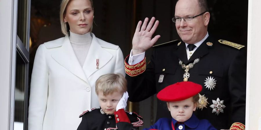 Da war alles noch gut: Fürstin Charlène und Fürst Albert mit ihren Kindern.