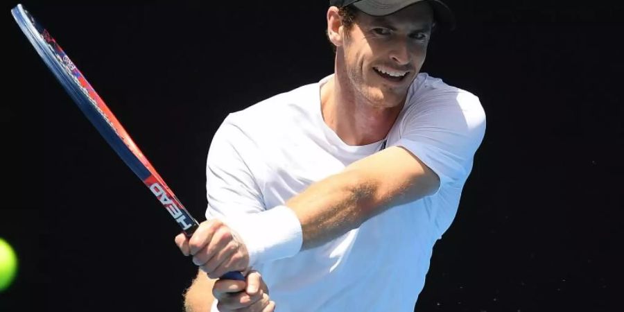 Andy Murray wird in Wimbledon wohl nicht im Einzel antreten. Foto: Julian Smith/AAP