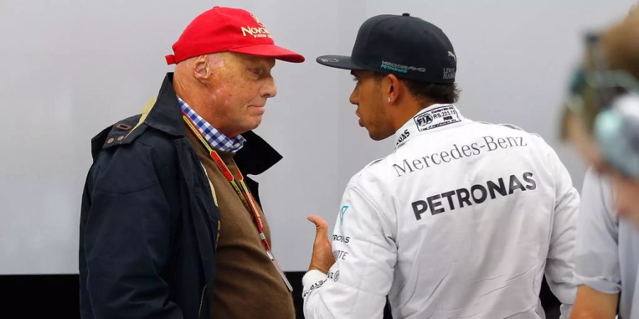 Niki Lauda Lewis Hamilton