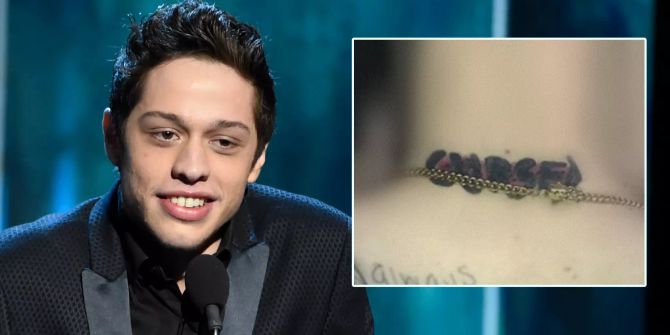 Pete Davidson und Tattoo.