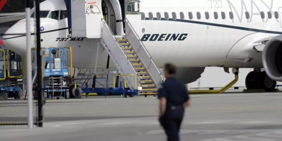 Eine Boeing 737 MAX 8 in Seattle. Foto: Ted S. Warren/AP