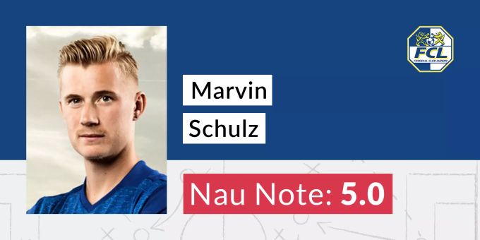Die Nau-Note für Marvin Schulz (FC Luzern). FC Luzern