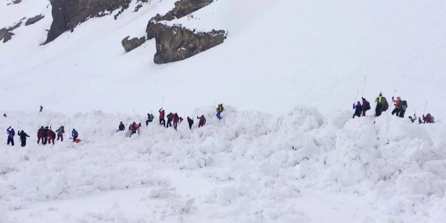 Lawinenabgang in Crans-Montana VS.