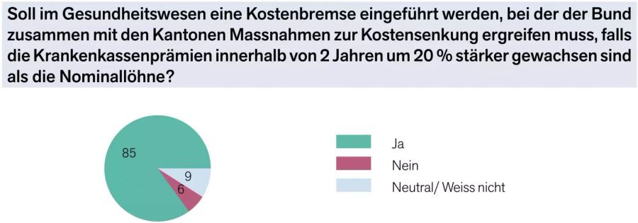 Detailresultate der Vimentis-Umfrage.