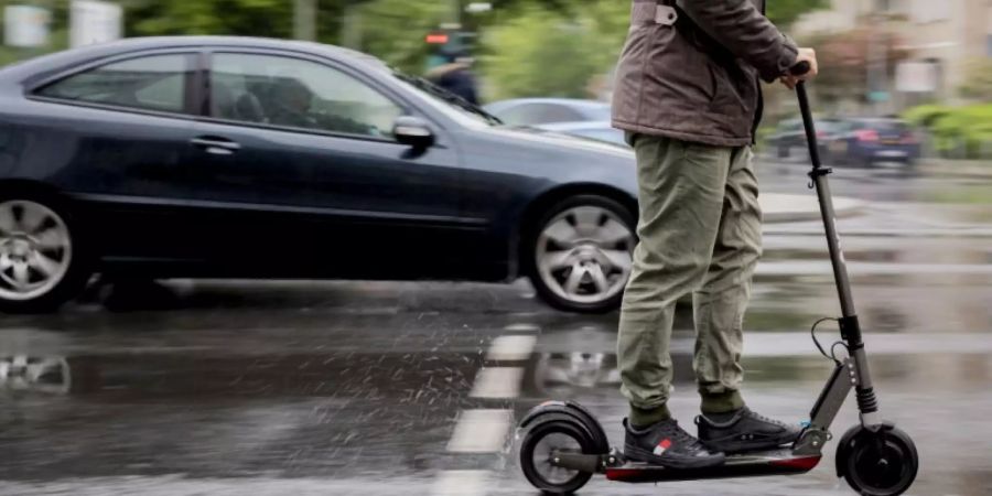 E-Scooter-Fahrer in Berlin