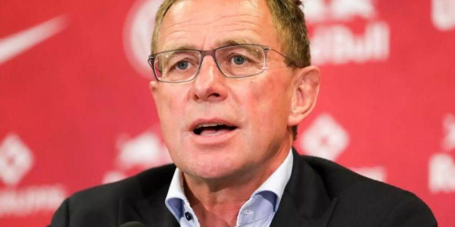 Will seinen Vertrag bei RB Leipzig erfüllen: Trainer und Sportdirektor Ralf Rangnick. Foto: Jan Woitas