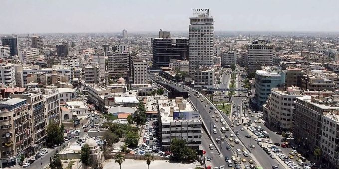 Die syrische Hauptstadt Damaskus. Die syrische Hauptstadt Damaskus.