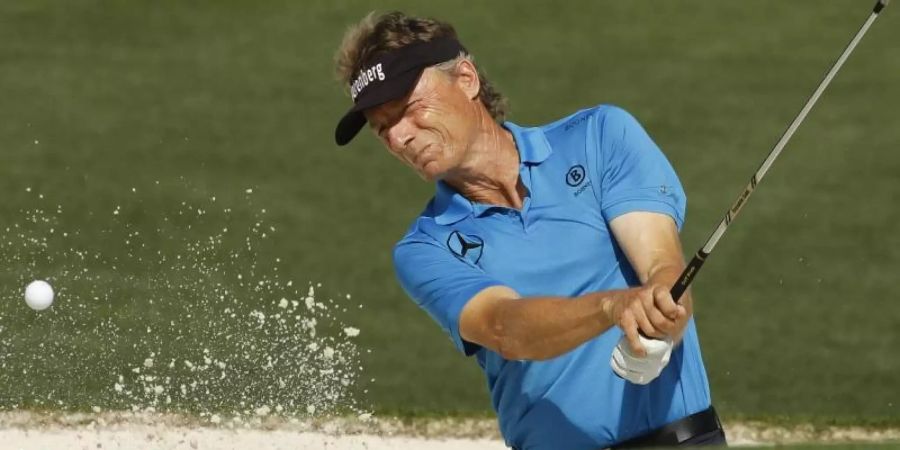 Liebt den Wettkampf: Bernhard Langer ist immer noch mit Spass dabei. Foto: Charlie Riedel/AP/dpa