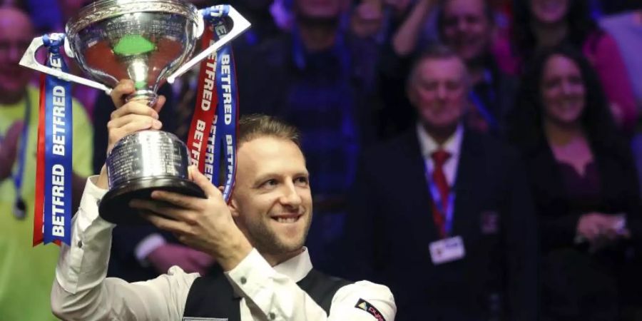 Judd Trump ist der neue Snooker-Weltmeister. Foto: Richard Sellers/PA/dpa