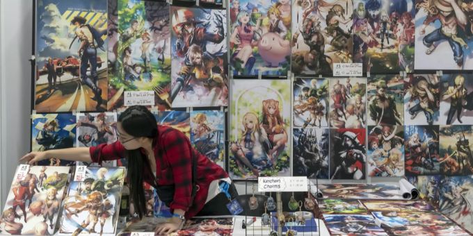 Ein Comic-Stand fotografiert am 03.05.19 an der «Fantasy Basel – The Swiss Comic Con. (Archivbild) Gratis Comic Tag