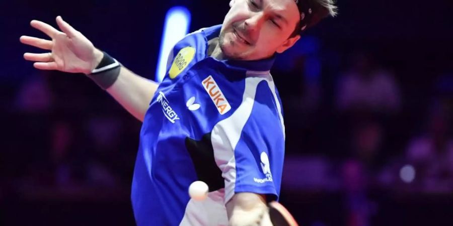 Hat mit Düsseldorf in den Bundesliga-Playoffs schlechte Karten: Timo Boll. Foto: Chen Yichen/XinHua