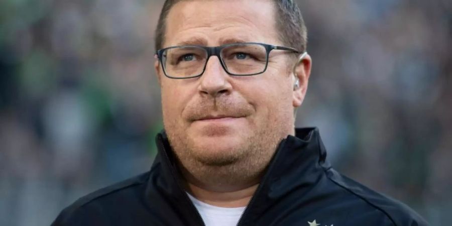Laut Max Eberl bezeichnete einen fixen Wechsel von Stürmer Ihlas Bebou nach Gladbach als Quatsch. Foto: Marius Becker