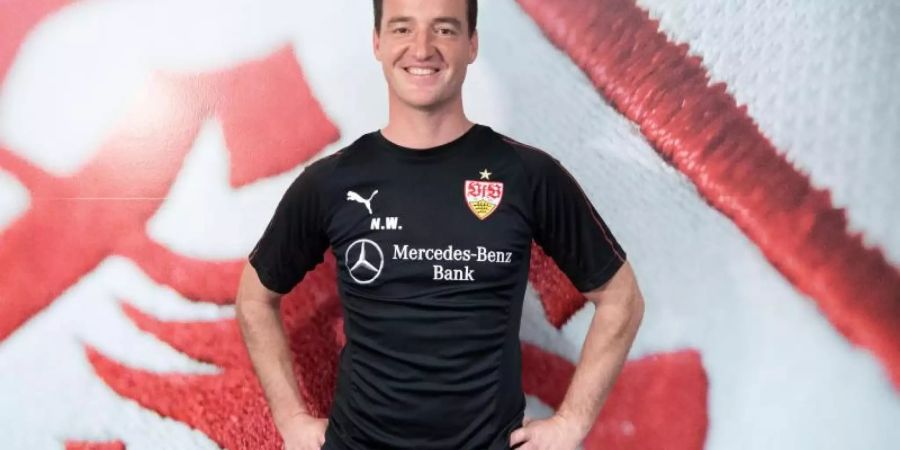 Nico Willig wird beim VfB Stuttgart als Interimscoach vorgestellt. Foto: Marijan Murat/dpa