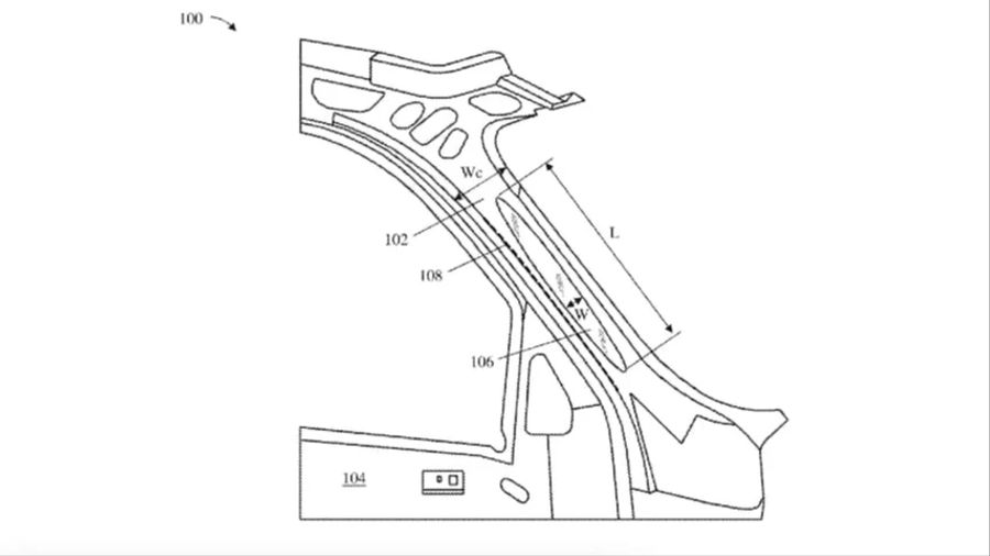 Durchsichtige A-Säule GM Patent