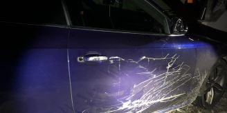 Glarus GL - Verkehrsunfall auf der Holenstein-Strasse