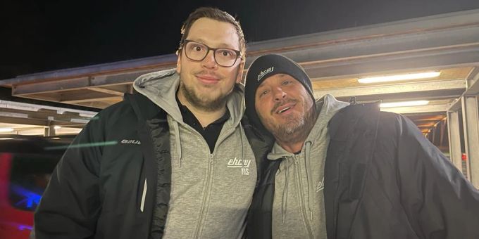 Co-Trainer Schaub und Headcoach Modes mussten leiden. EHCW