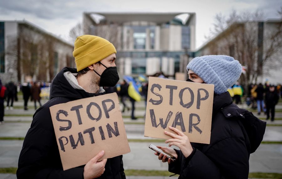 Ukraine Konflikt Demonstration Berlin