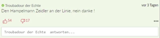 YB Trainer Leser-Kommentare