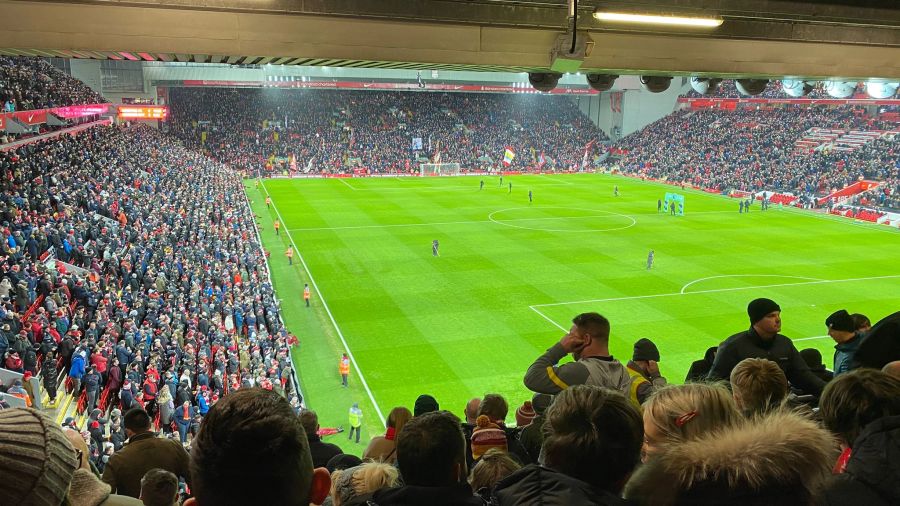 Auch im Anfield-Stadion wird das Covid-Zertifikat nicht kontrolliert.