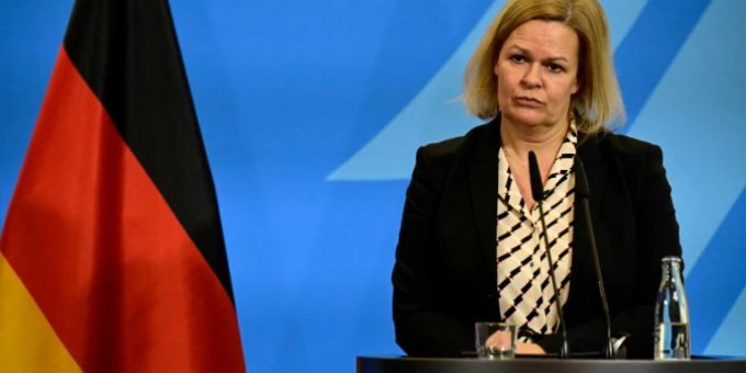 Berlin - Faeser will Cyberabwehr gegen Bedrohung aus Russland ausbauen