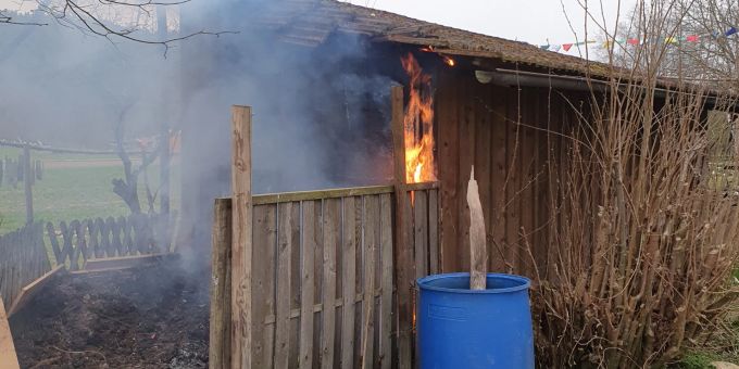 Beim Brand wurde niemand verletzt. Beim Brand wurde niemand verletzt.