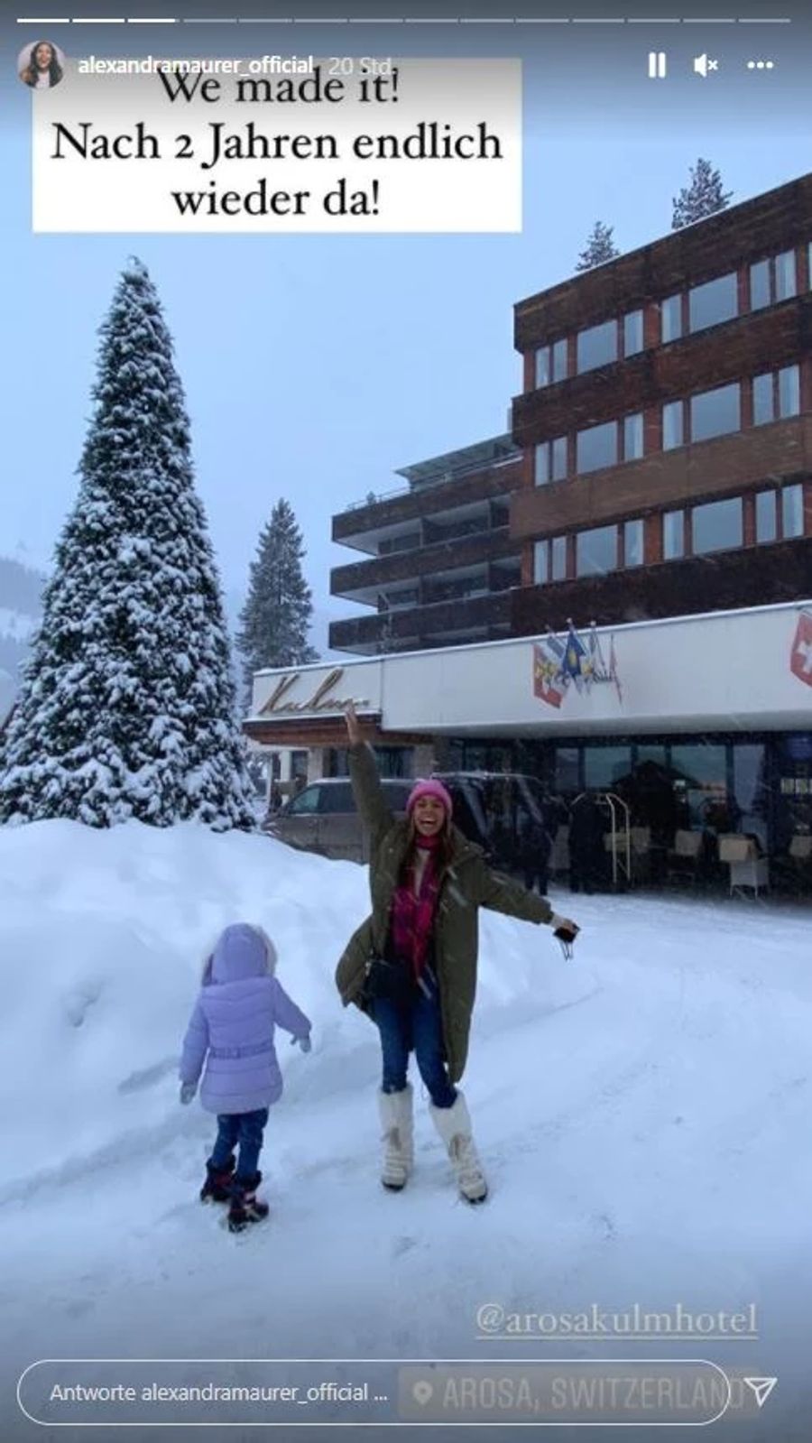 Alexandra Maurer freut sich aufs Skifahren.