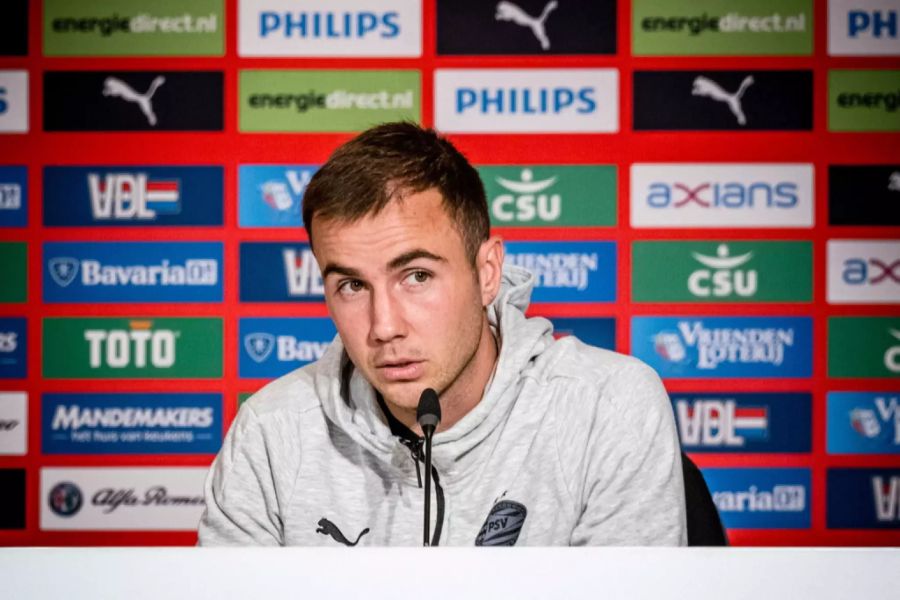 Im Sommer dann der Wechsel in die Eredivisie. Götze will bei der PSV Eindhoven sein Glück versuchen.