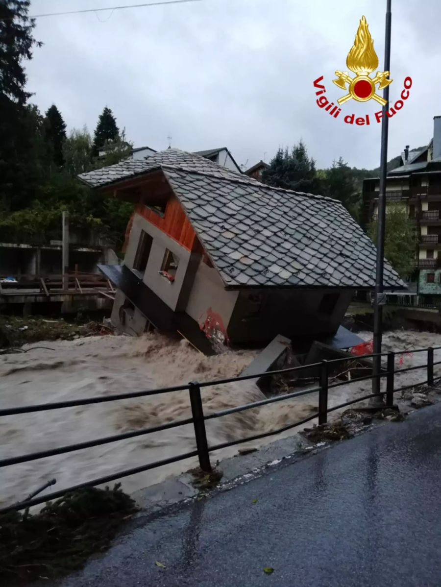 Unwetter in Norditalien