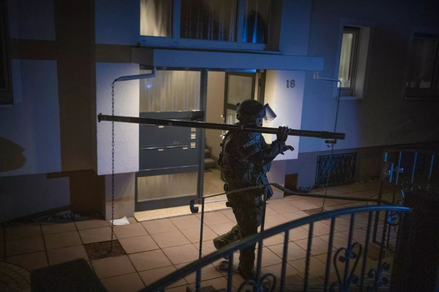 Bundesweite Grossrazzia