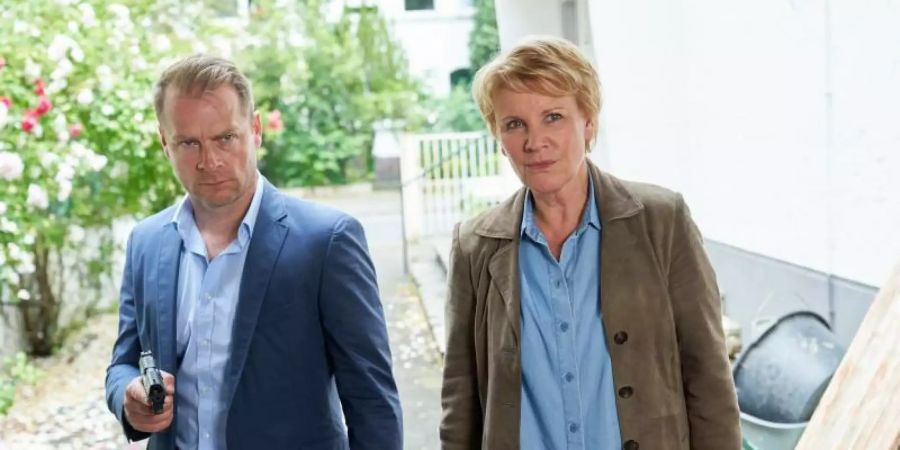 Hinnerk Schönemann und Mariele Millowitsch begeistern ein Millionen-Publikum. Foto: Guido Engels/ZDF/dpa