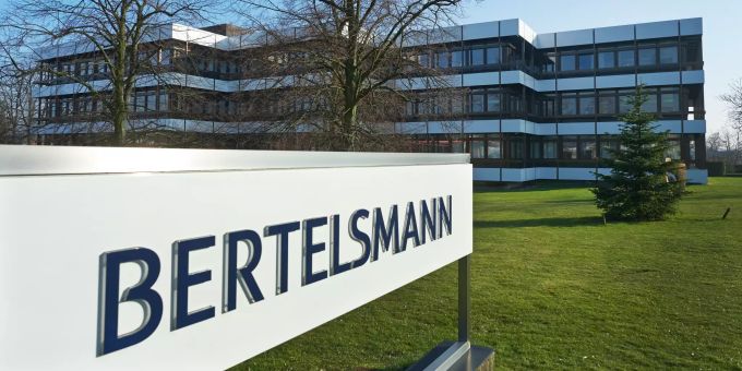 Die Verwaltungsgebäude von Bertelsmann in Gütersloh. Bertelsmann
