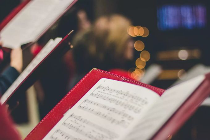 Singen im Chor - ein besonderes Erlebnis. Chor Notenblätter
