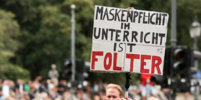 Proteste gegen Corona-Politik in Berlin. Coronavirus