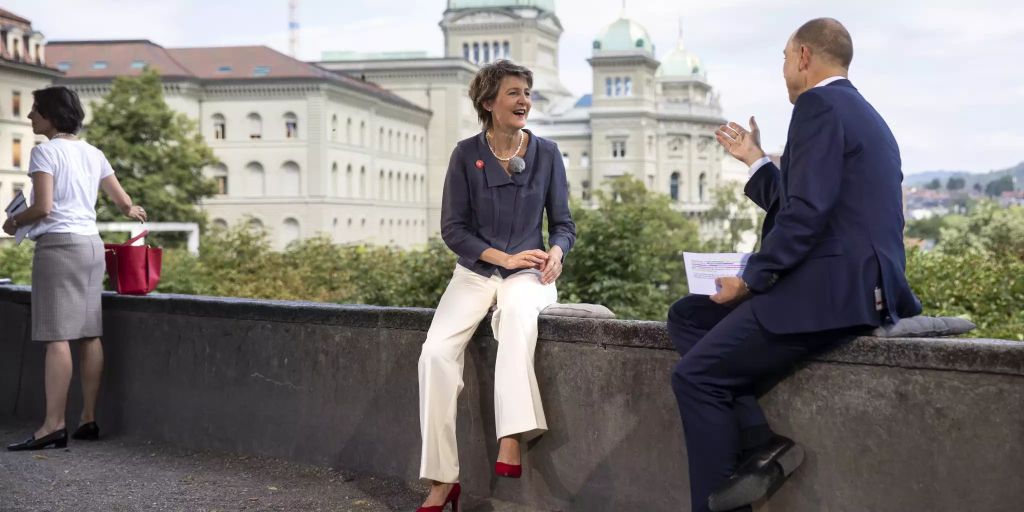 Simonetta Sommaruga zieht Bilanz als Bundespräsidentin
