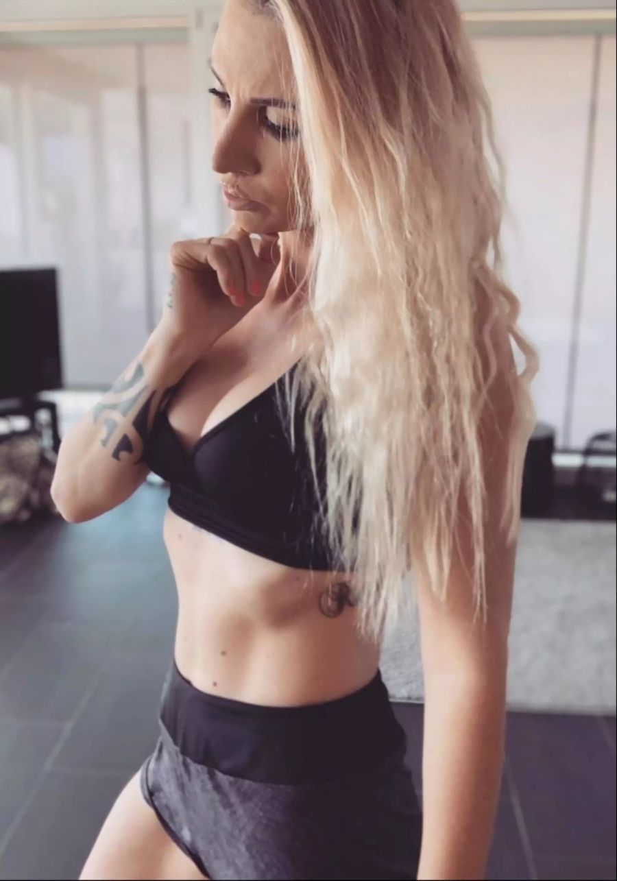 Frau nach dem Workout