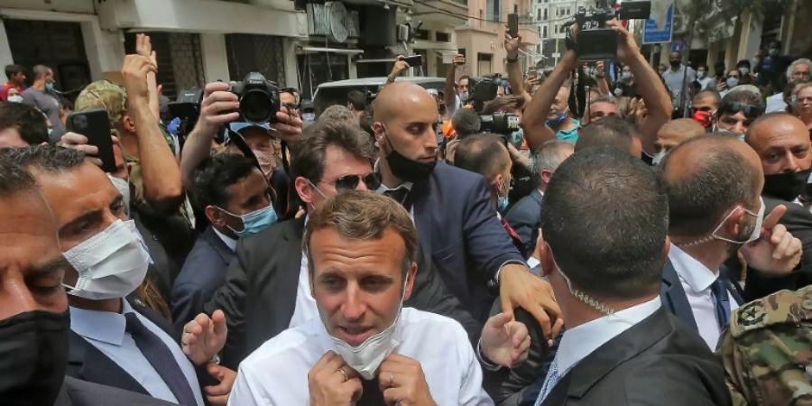 Macron warnt vor anhaltender Gewalt und Chaos im Libanon