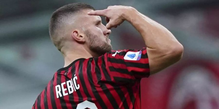 Ante Rebic schoss in seiner ersten Saison bei Milan zwölf Tore. Foto: Spada/LaPresse/AP/dpa