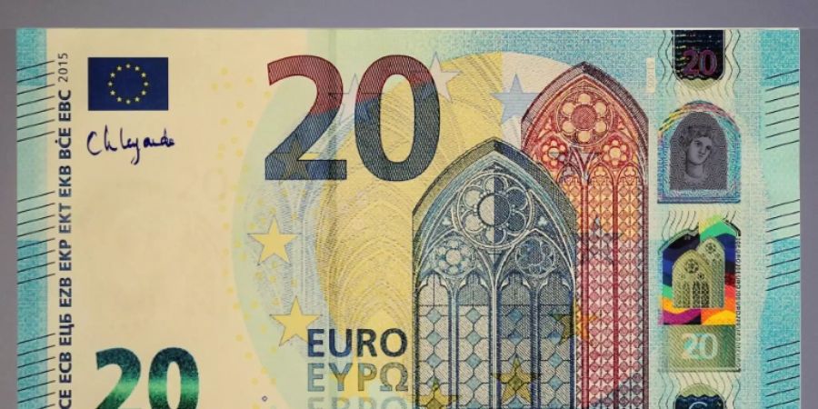Bild eines 20-Euro-Scheins