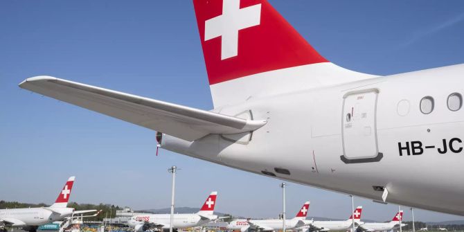 Swiss Flugzeug